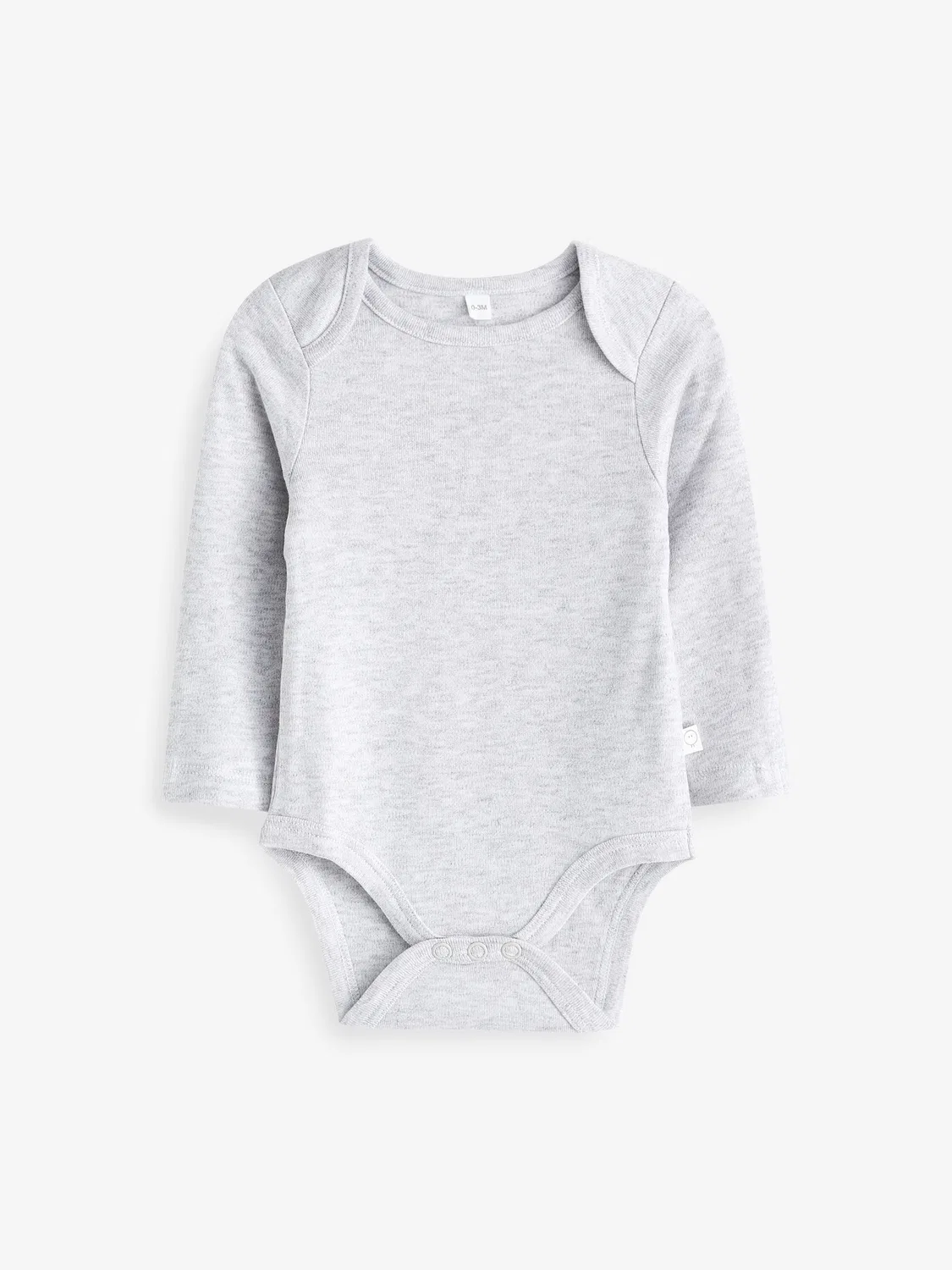 Боди с длинным рукавом Envelope Neckline Mori, Серый — фото 2