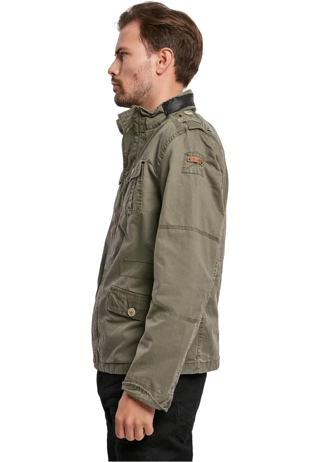 Мужская куртка Brandit Britannia, Winter version with olive green lining — фото 4