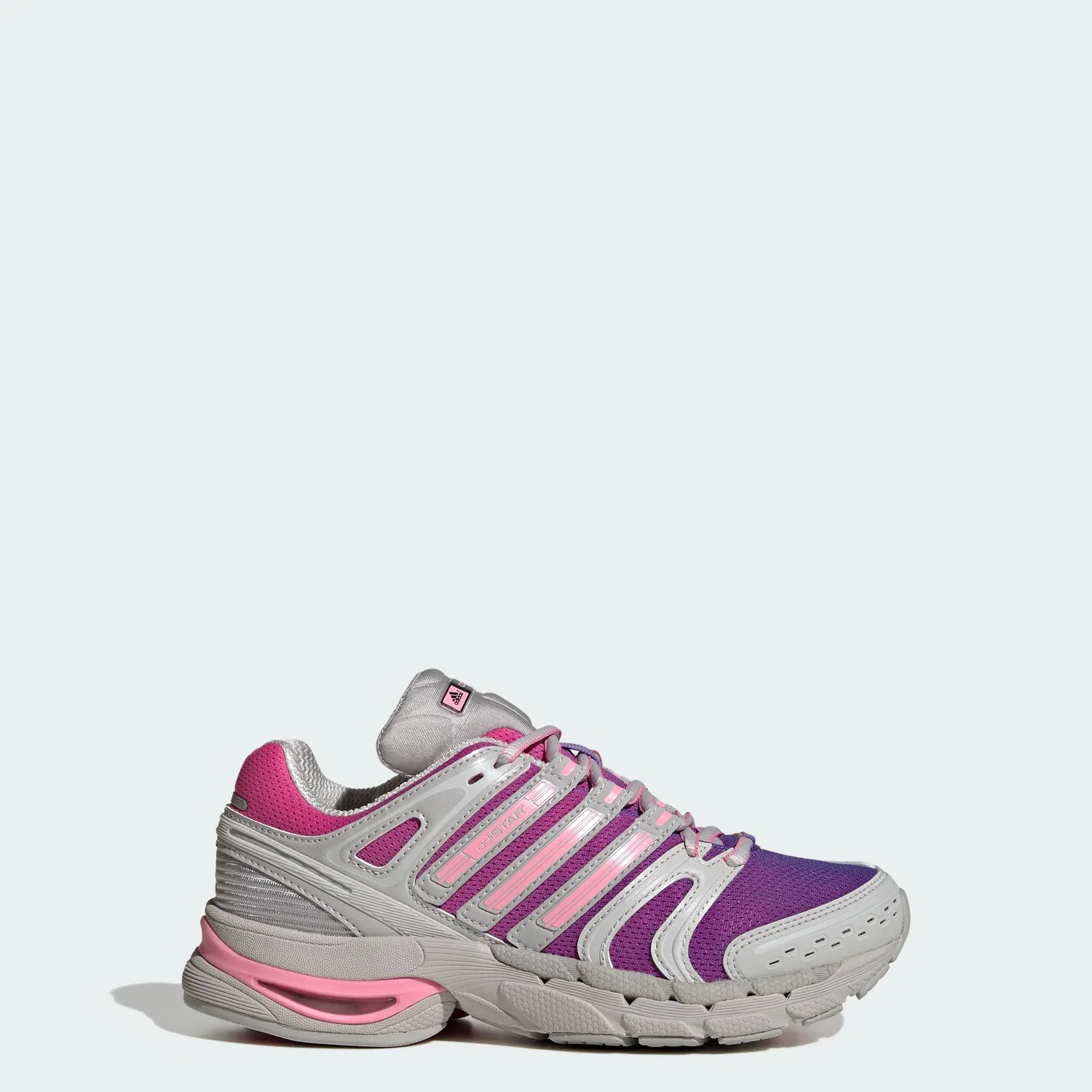 Детские кроссовки для мальчиков дышащие adidas ADISTAR CONTROL 5, Purple Rush / Bliss Pink / Grey Two