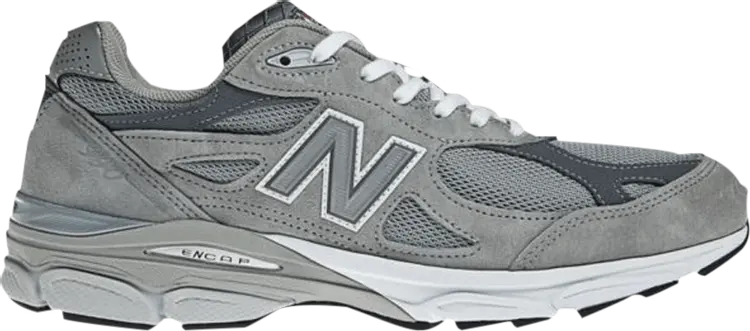 

Кроссовки New Balance 990v3 Made in USA 4E Wide'Grey White', серый