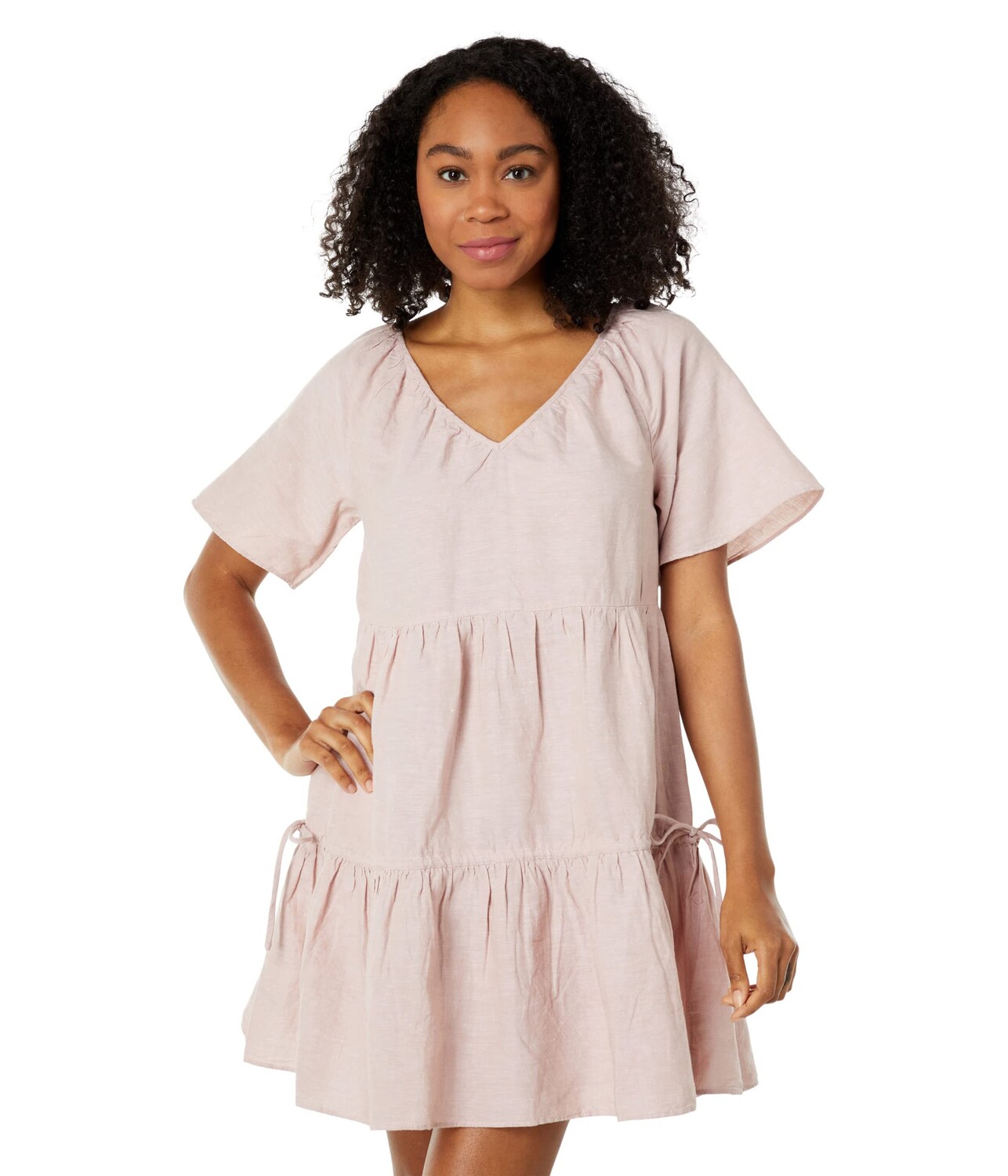 

Платье Madewell, Linen-Blend Lorelei Mini Dress