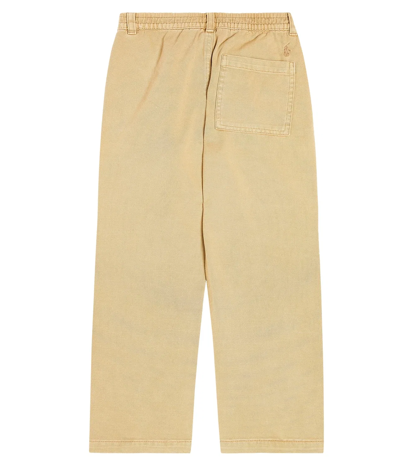 Брюки хлопковые Polo Ralph Lauren Kids, бежевый — фото 4