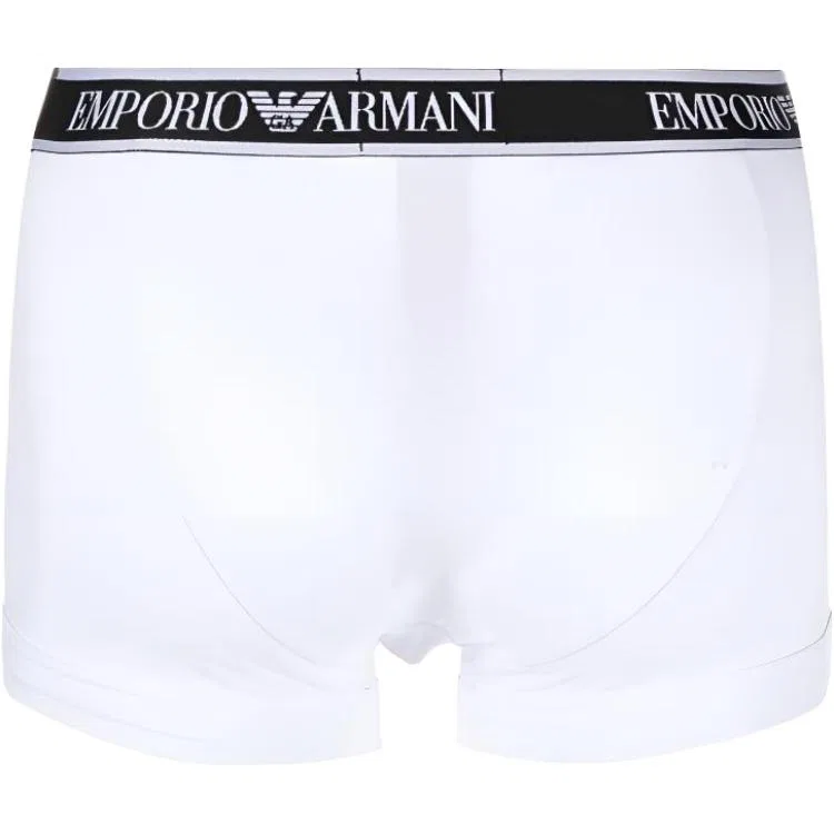 Мужские трусы-боксеры, комплект из 3 штук, EMPORIO ARMANI, Red/Black/White — фото 4