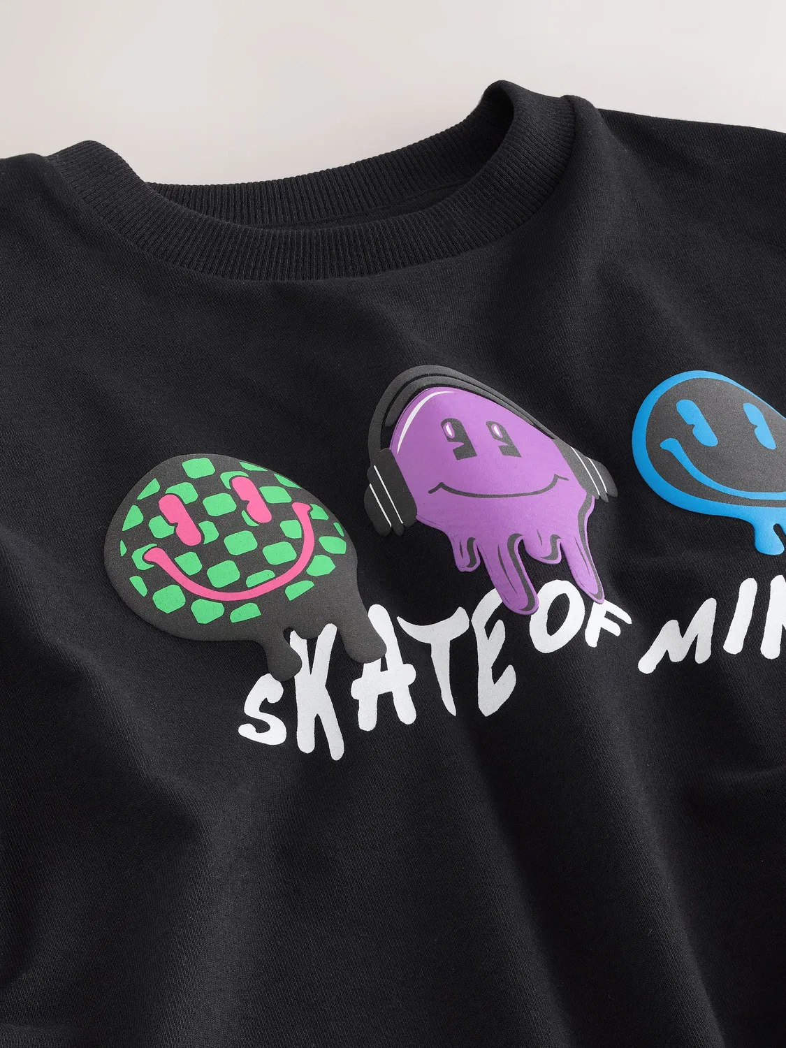 Футболка с графическим принтом Skate of Mind Next, черный — фото 4