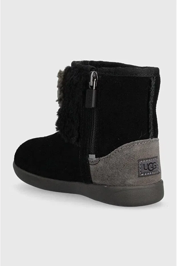 Детские ботинки для девочек без каблука Ugg, Black — фото 4