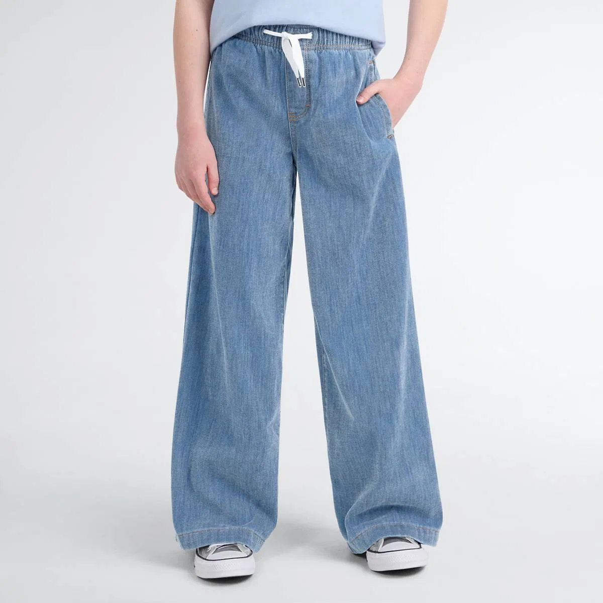 Свободные джинсы с высокой посадкой для девочек 7-16 лет Levi's, Canyon Dream - Medium Wash — фото 4