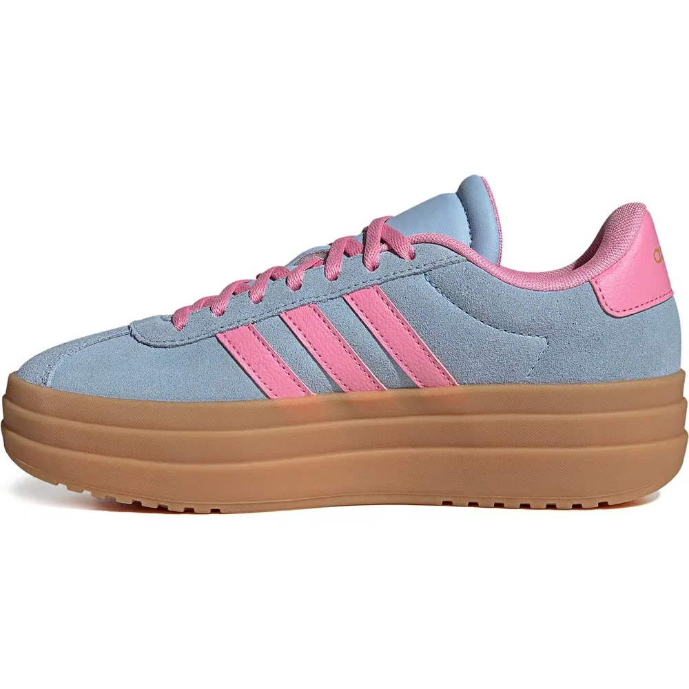Детские кроссовки VL Court Bold Adidas, Blue/Pink — фото 3