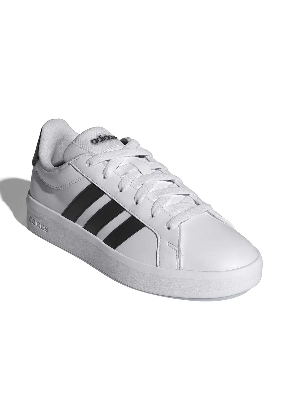 Grand Court 3.0 J унисекс - кроссовки для ходьбы Adidas Performance, Ftwr White/Core Black/Ftwr White — фото 2