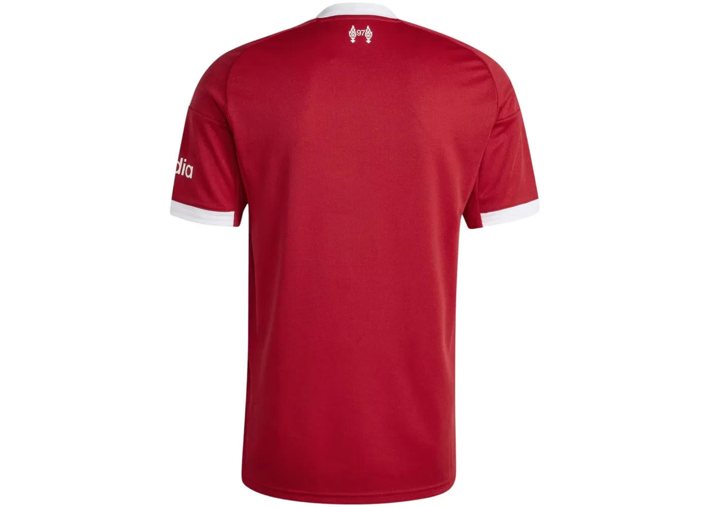 Мужская футбольная футболка Liverpool FC 2025/26 Jersey Adidas, Strawberry Red — фото 2