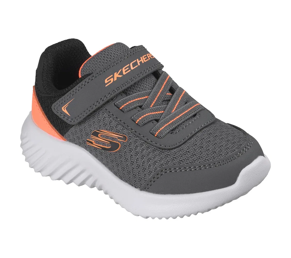 Детские кроссовки Bounder - Trekzic Skechers, угольный/оранжевый — фото 4