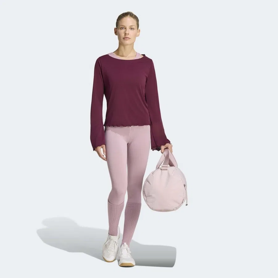 Женские леггинсы 7/8 с принтом All Me adidas, Фиолетовый — фото 4