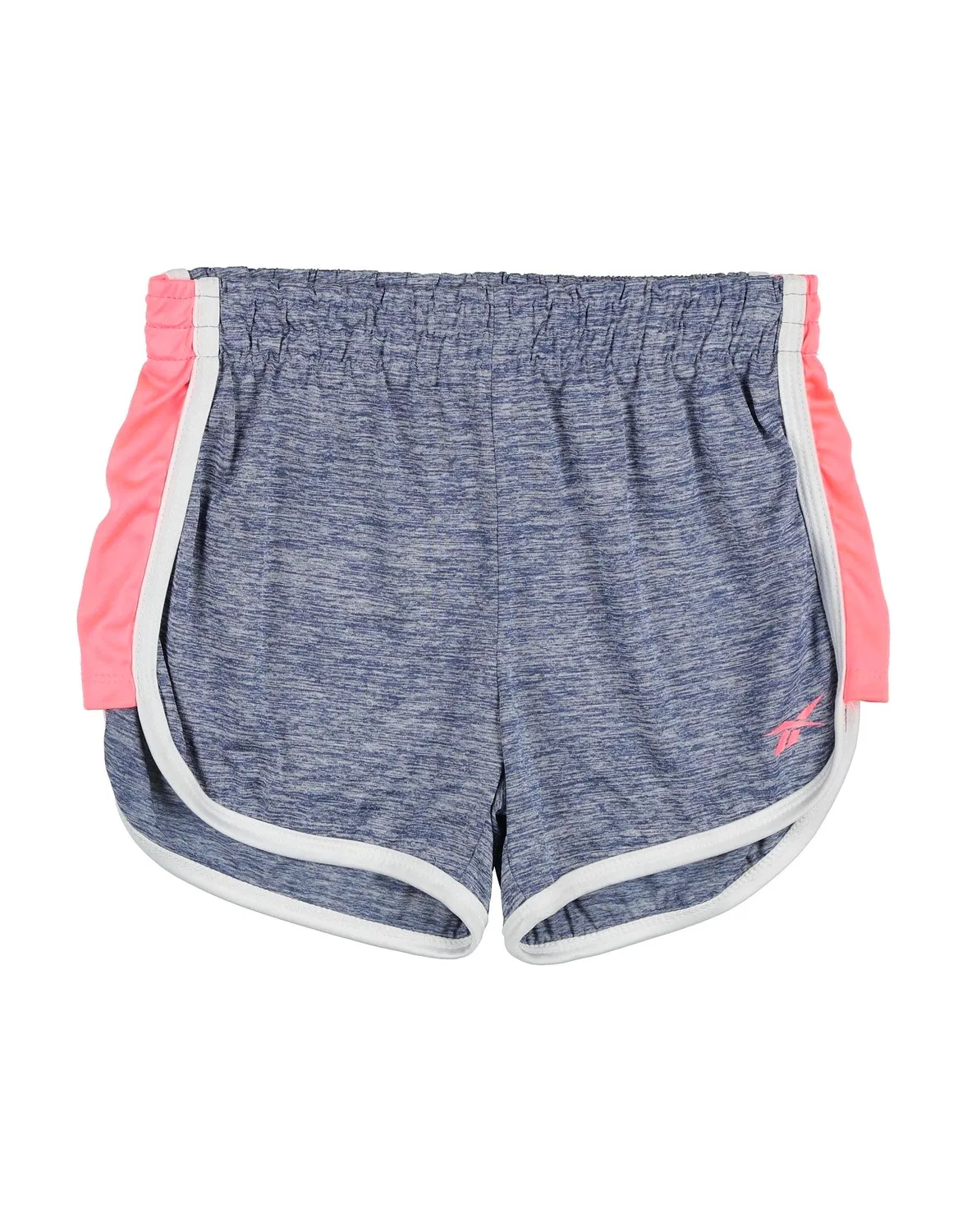 Детские шорты для девочек с боковыми полосками Reebok, синий