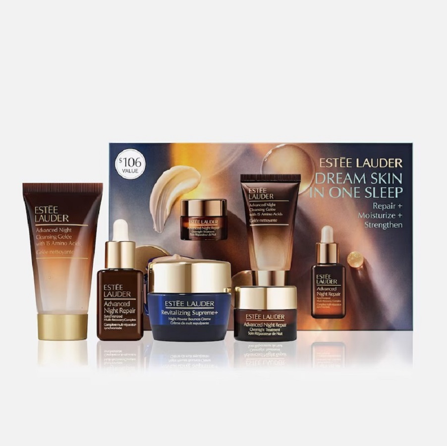 Набор для ухода за лицом Estée Lauder Revitalizing Supreme+ Dream Skin In One Sleep, 4 предмета