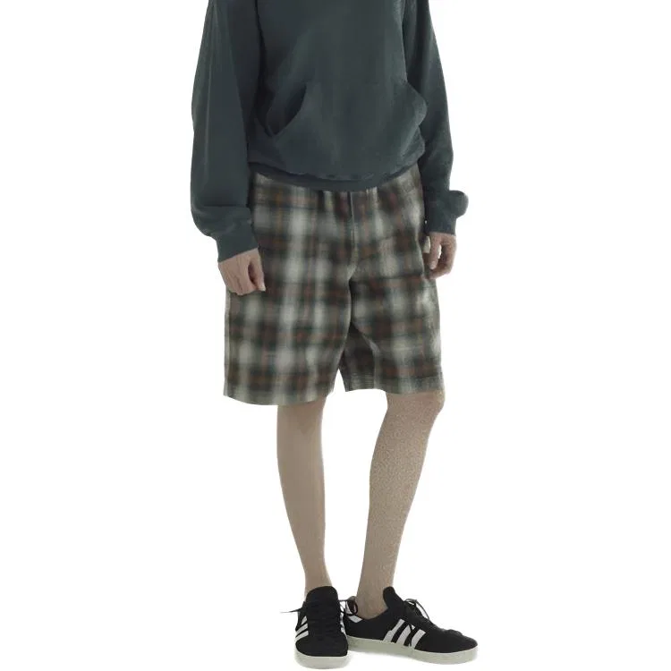 Детские шорты в клетку с принтом SS26 Beach Short Check Casual Shorts Thisisneverthat — фото 4