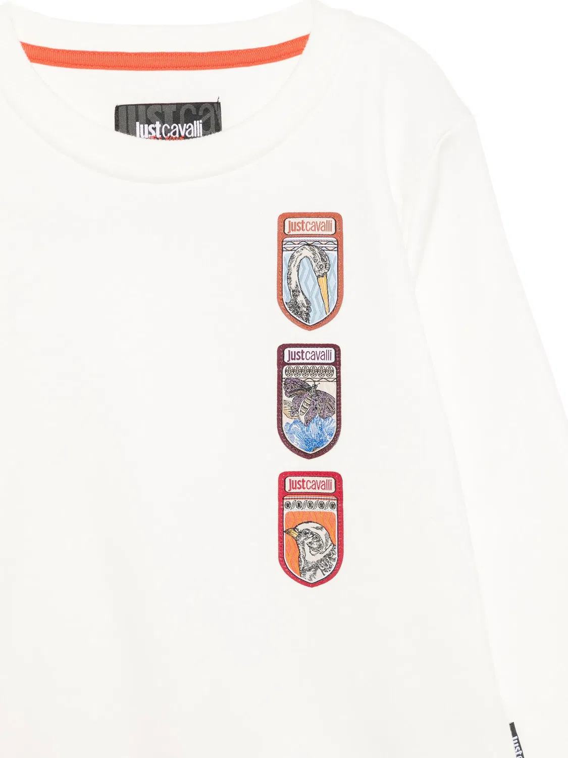 Свитер с нашивкой Just Cavalli Kids, белый — фото 3