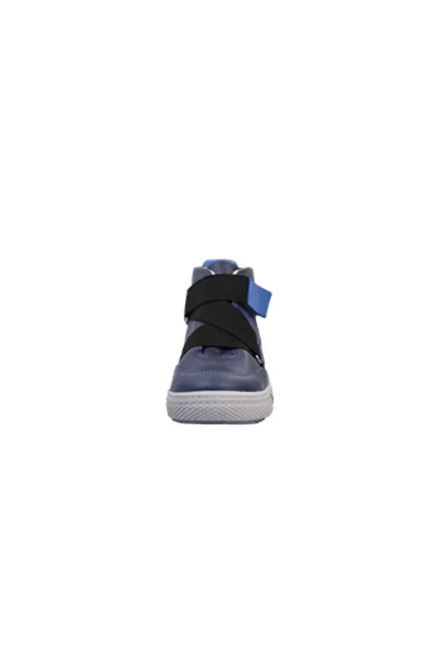 Детские ботинки для девочек с принтом Nubebe, Navy Blue — фото 2