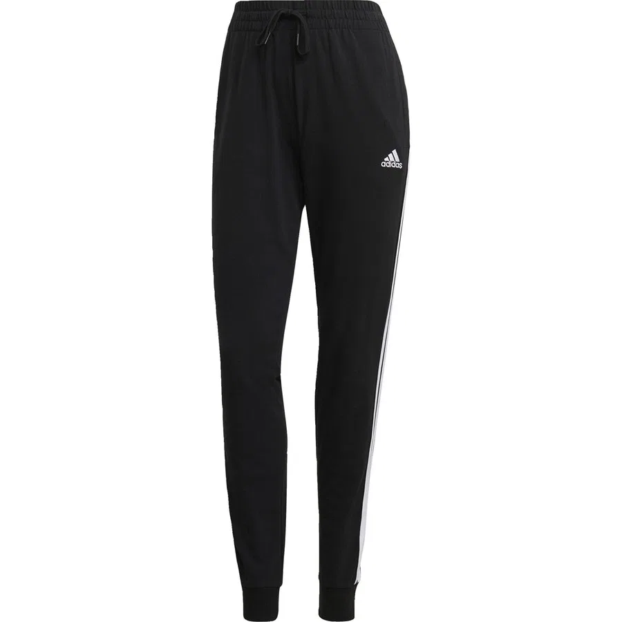Спортивные брюки с завязкой и манжетами adidas Sportswear Essentials, Черно-белый — фото 2
