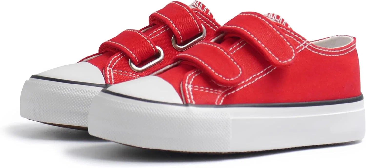 Детские кеды на липучках ANTLULU, Red