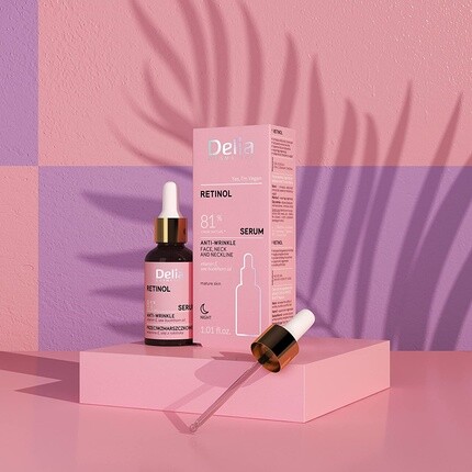 Сыворотка Delia Cosmetics — Против морщин с ретинолом для зрелой кожи, 30 мл — фото 3