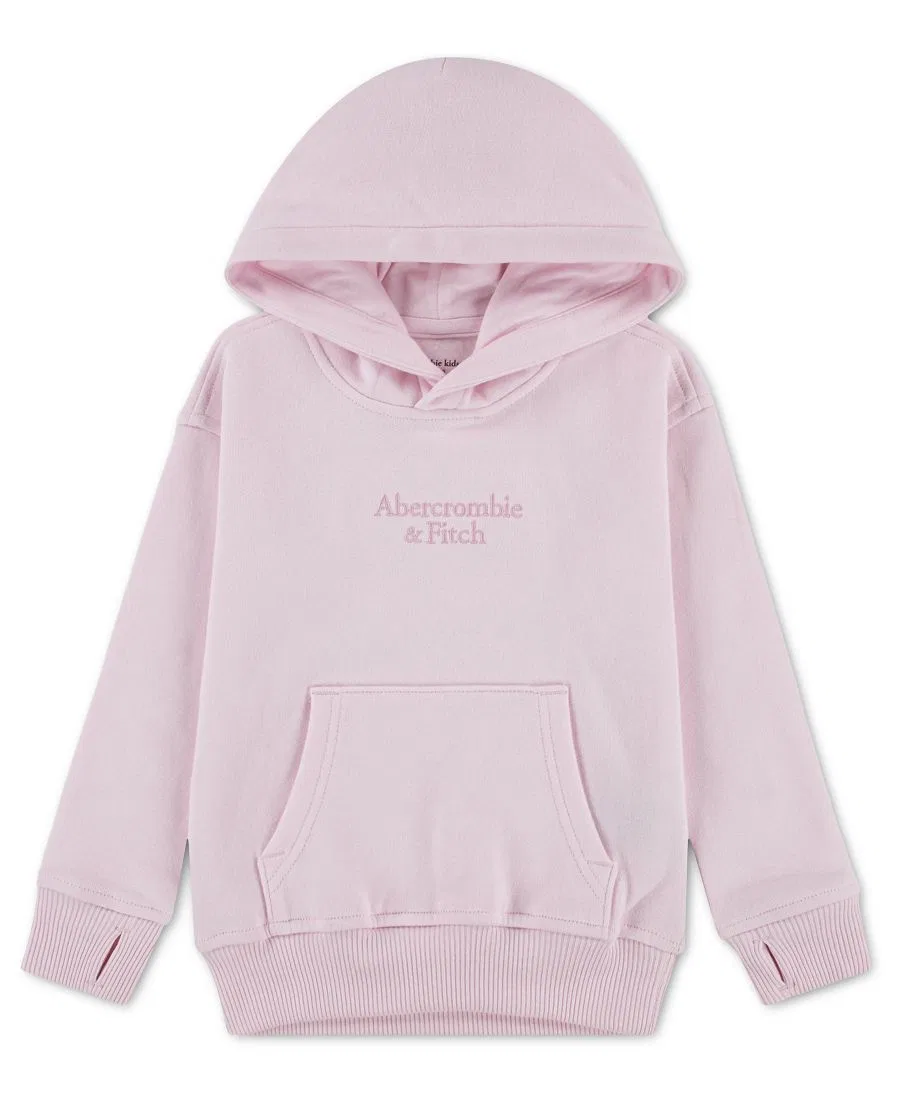 Худи с капюшоном и логотипом Abercrombie Kids, Cradle Pink
