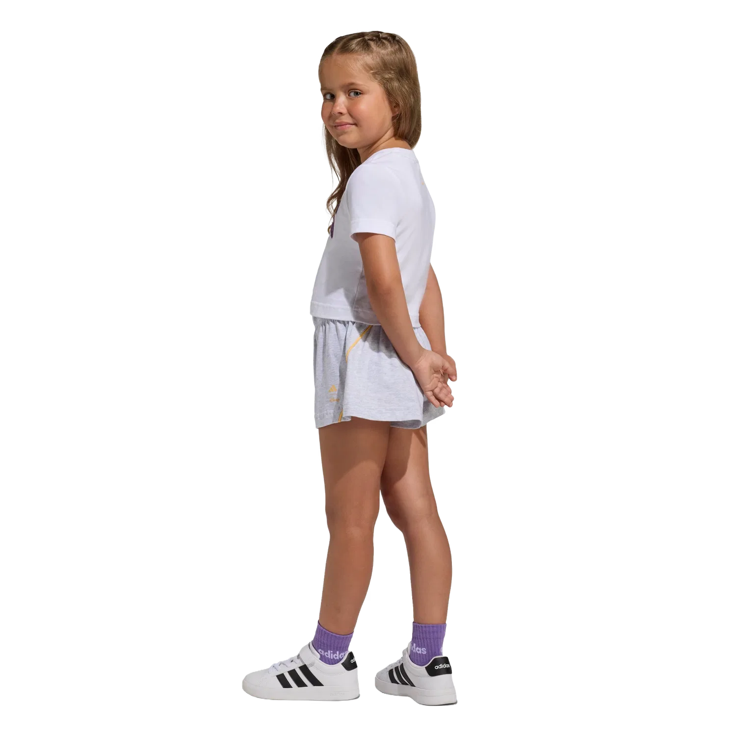 Детский боди с Микки Маусом Adidas, белый — фото 3