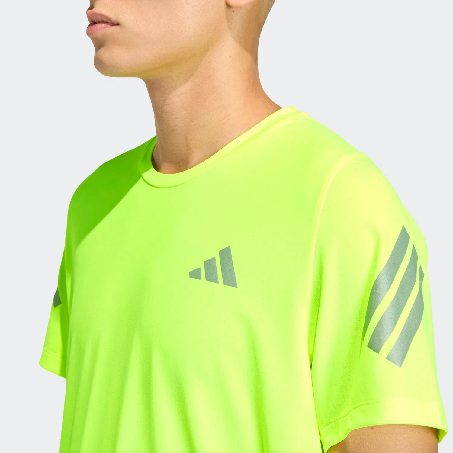 Мужская футболка с технологией Climacool Adidas Performance, Solar Yellow — фото 4