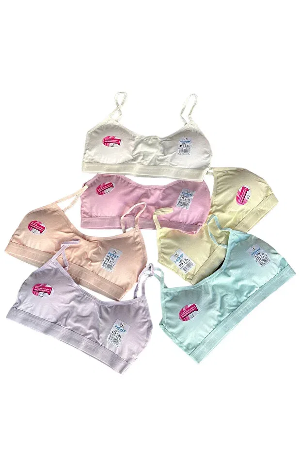 Детский бюстгальтер для девочек хлопковый Young Dondeza, Pastel 3-Pack — фото 4