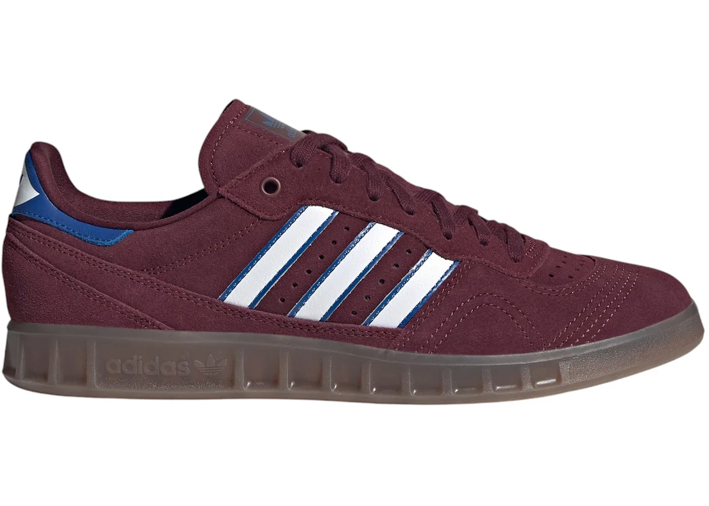 Мужская футболка с длинным рукавом Adidas Handball Top, Maroon/Cloud White/Blue