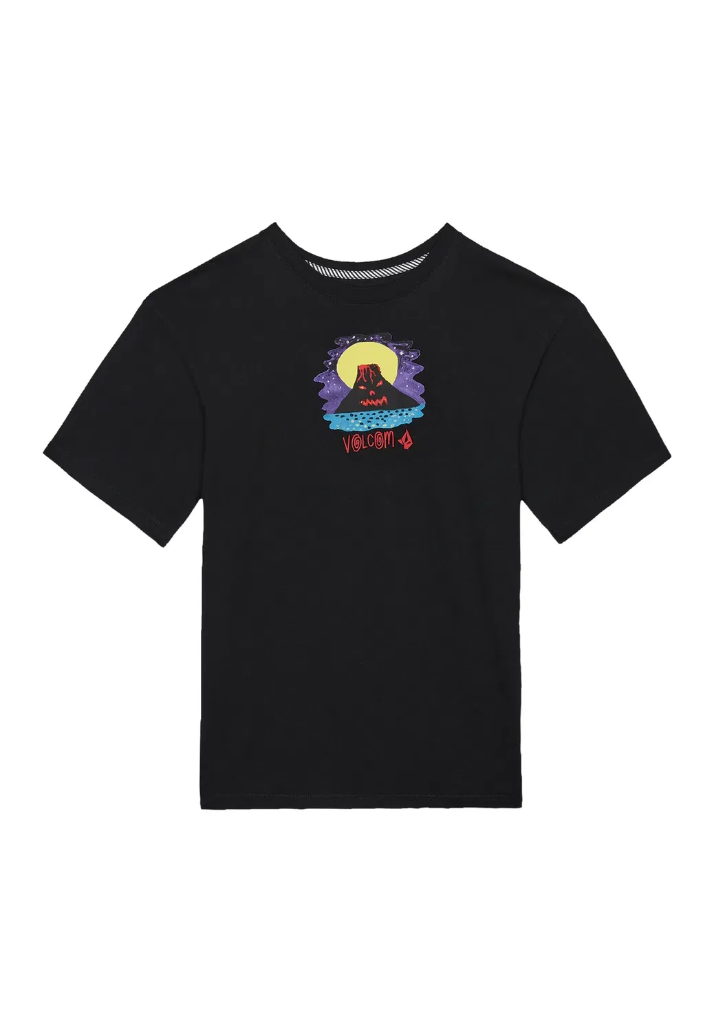 Tee fa ozzy 1 - футболка с принтом Volcom, Black
