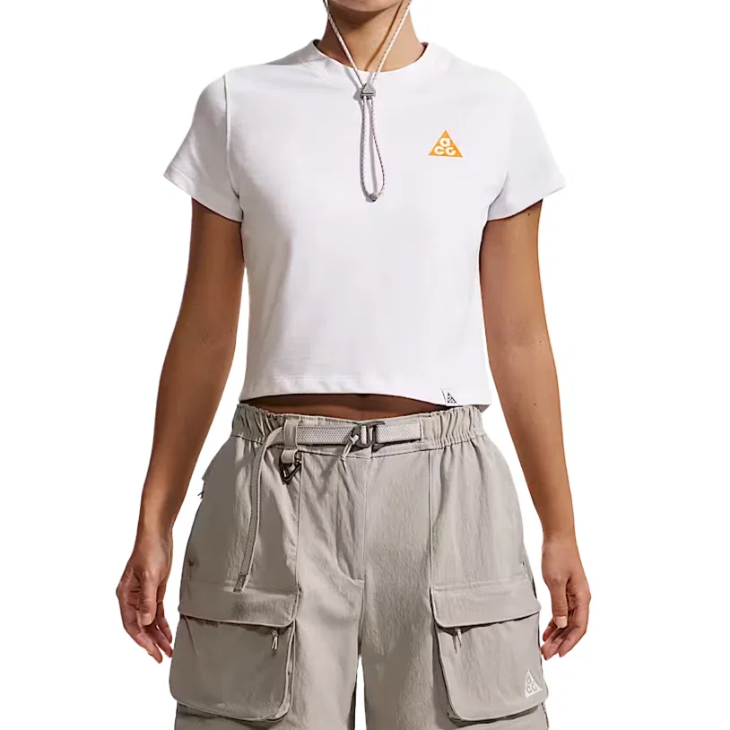 Женская футболка с коротким рукавом Nike ACG DRI FIT, Цвет White