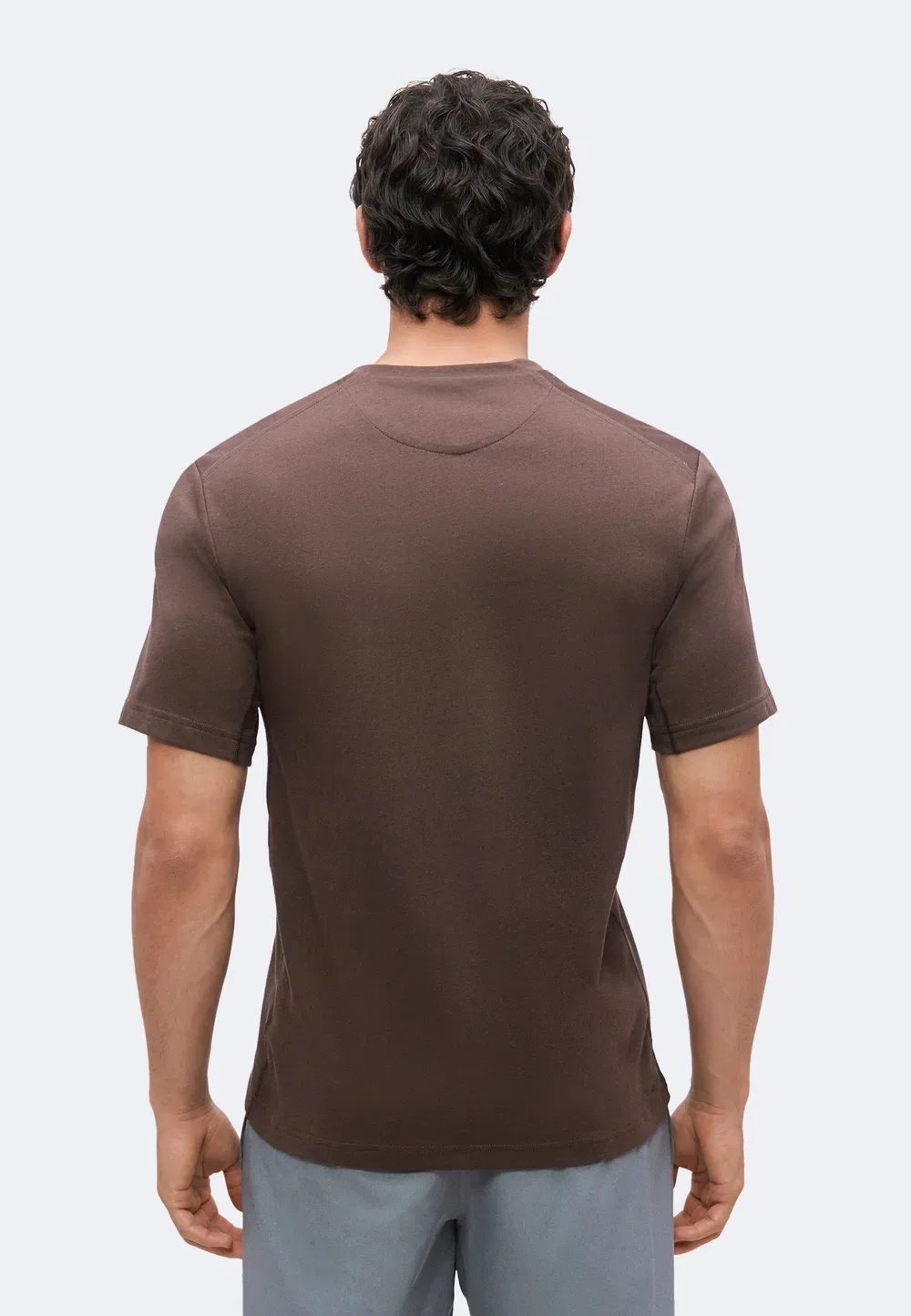 M nk df primary stmt ss - спортивная футболка Nike Performance, Baroque Brown — фото 3