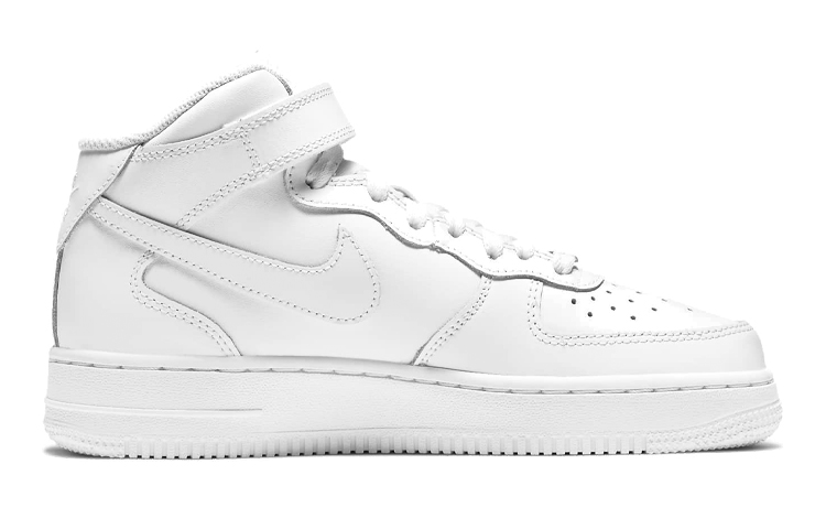 Кроссовки Nike Air Force 1 Mid, белый — фото 2