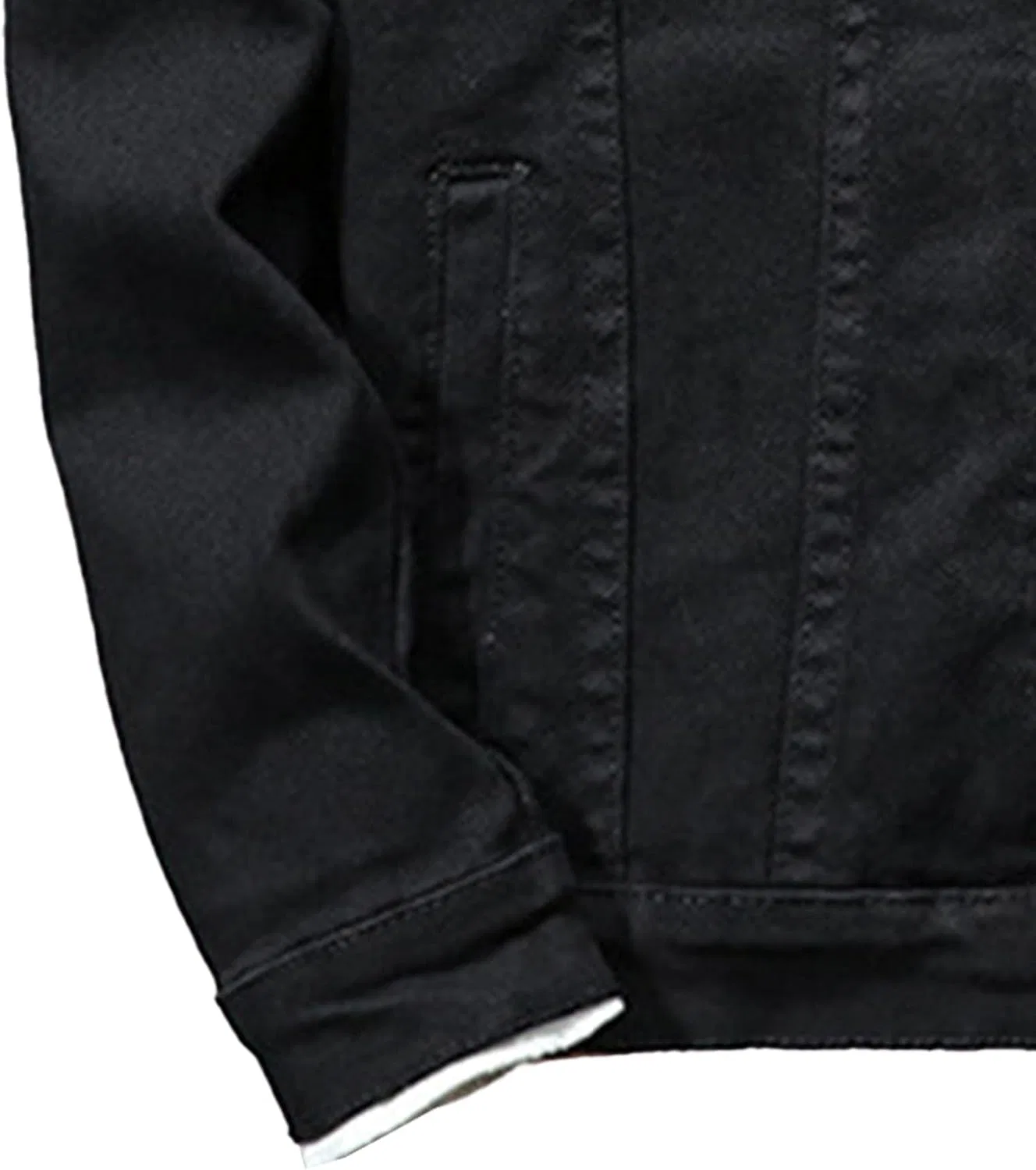 Мужская джинсовая куртка Classic Trucker Coat, чёрный — фото 4