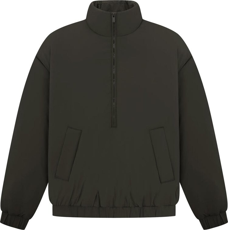 

Пуховик Fear of God Essentials Nylon Puffer Jacket 'Off Black', черный