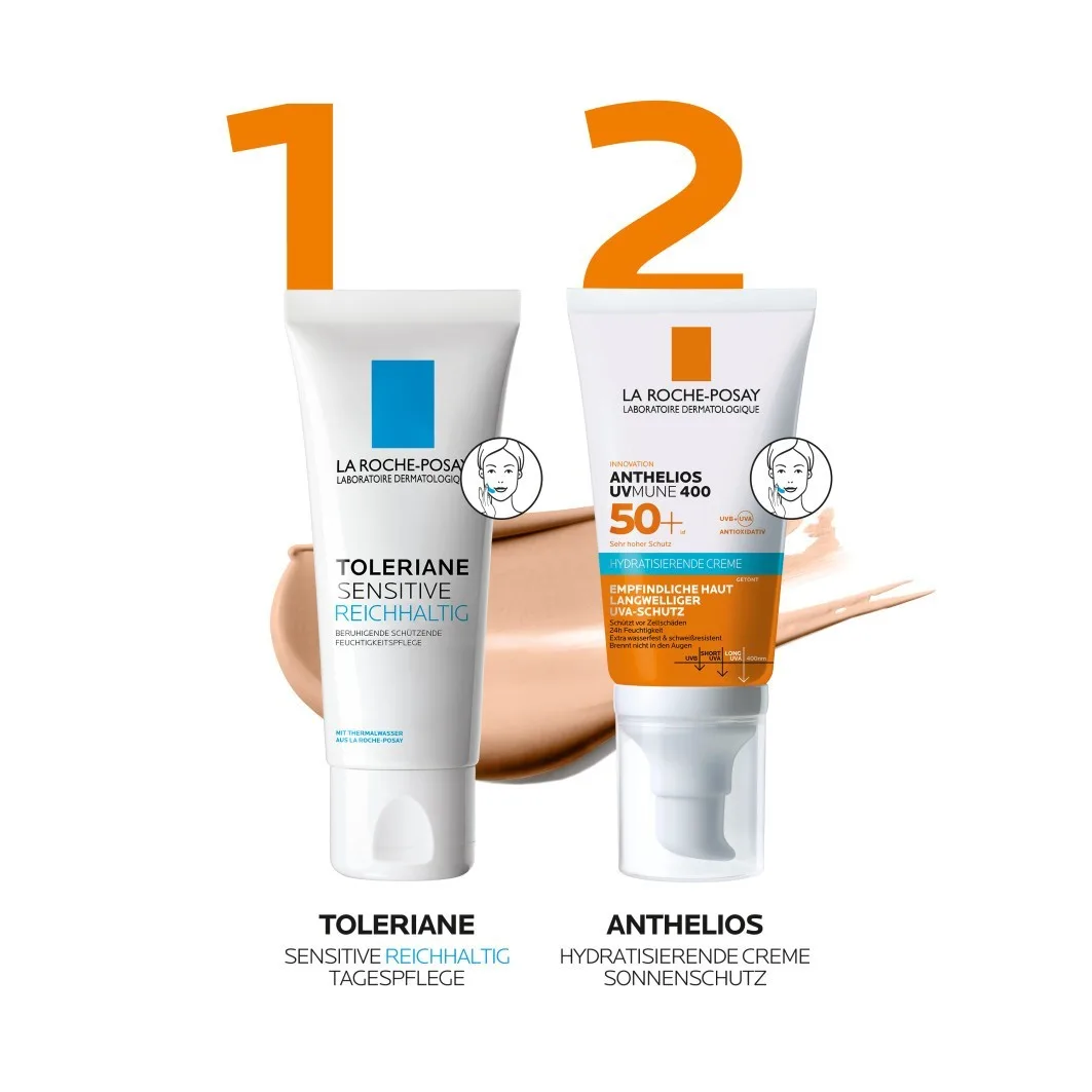 Увлажняющий тонирующий BB-крем Anthelios UVMune 400 SPF 50+ La Roche Posay, 50 мл — фото 2
