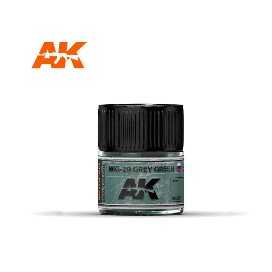 

МИГ-29 Серо-Зеленый, Paint - Real Color (AK-Interactive)