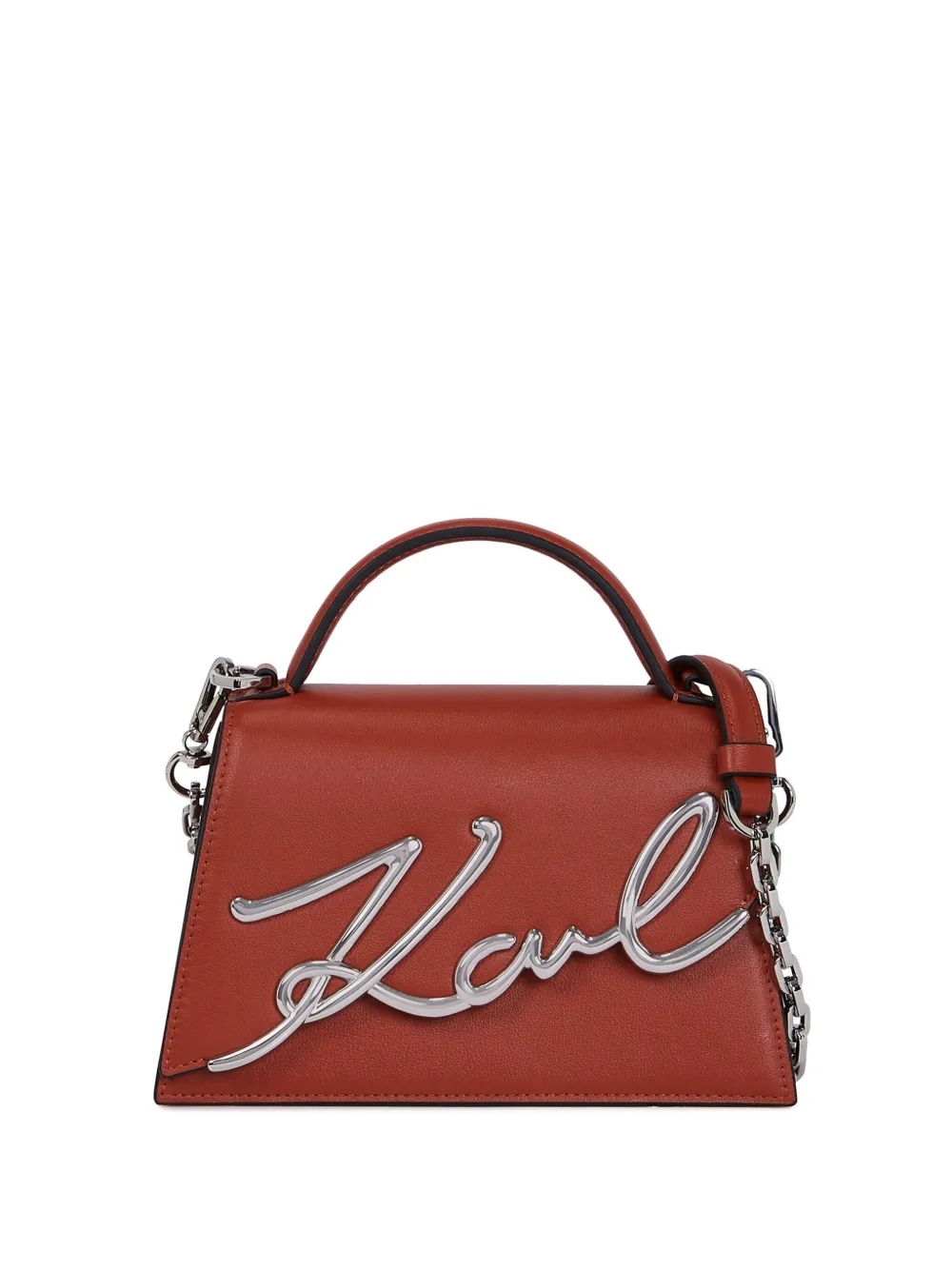 

Маленькая сумка через плечо Signature KARL LAGERFELD, красный