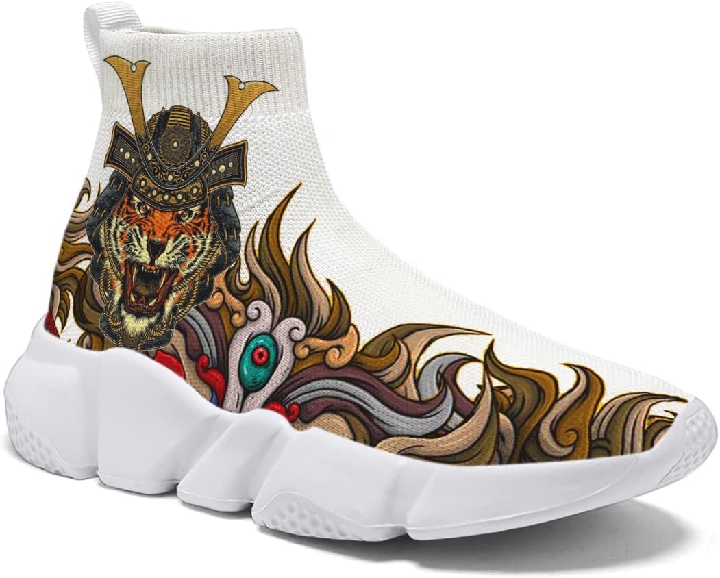 

Мужские кроссовки Hetios с граффити, для ходьбы и бега, носочные, легкие, удобные, дышащие, многоцветные, Figure 18