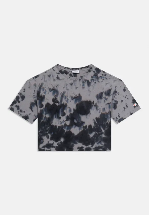Футболка Champion, Tye dye print t-shirt, черный — фото 3