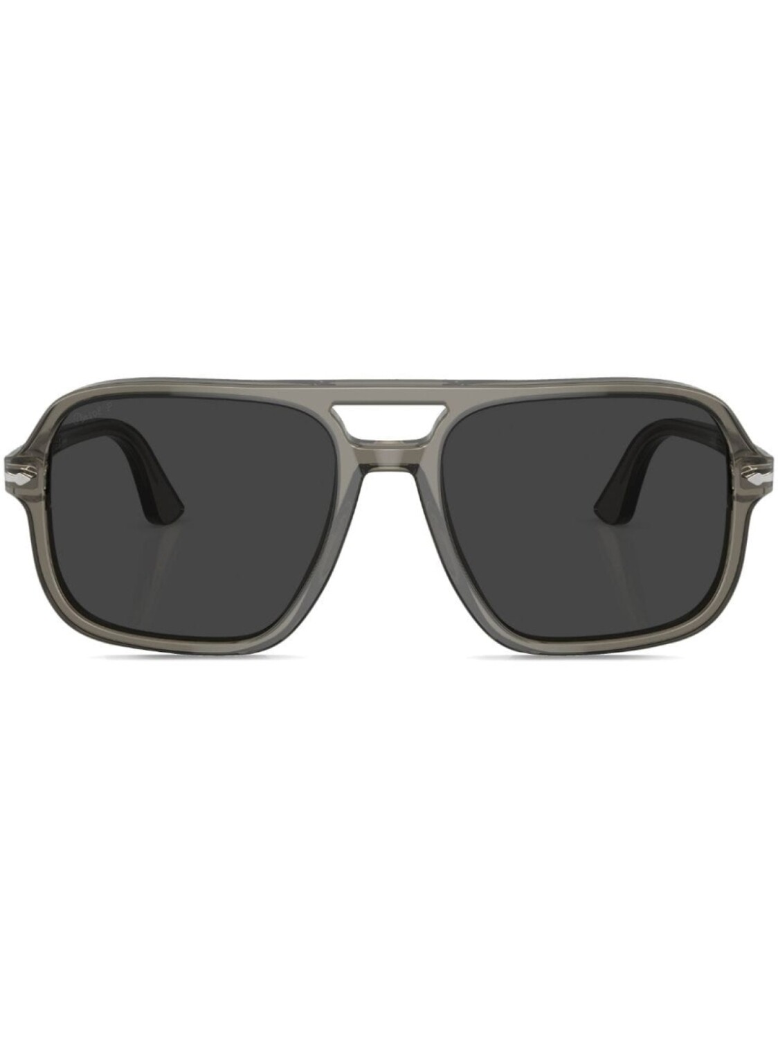 

Persol pilot-frame sunglasses, серый