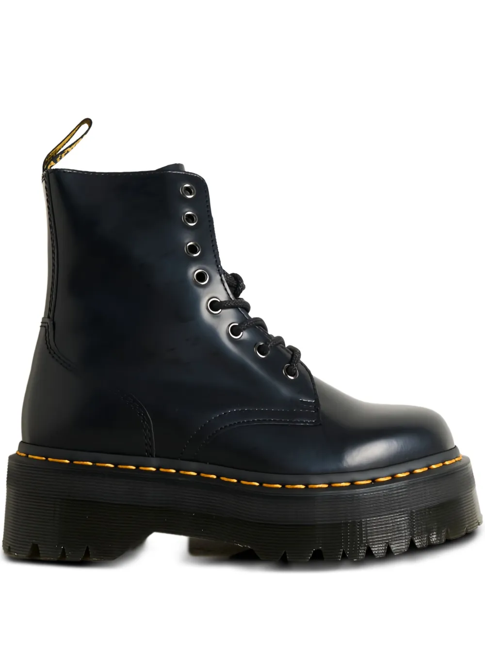 Гладкие ботинки на платформе с шнуровкой Jadon Dr. Martens, черный
