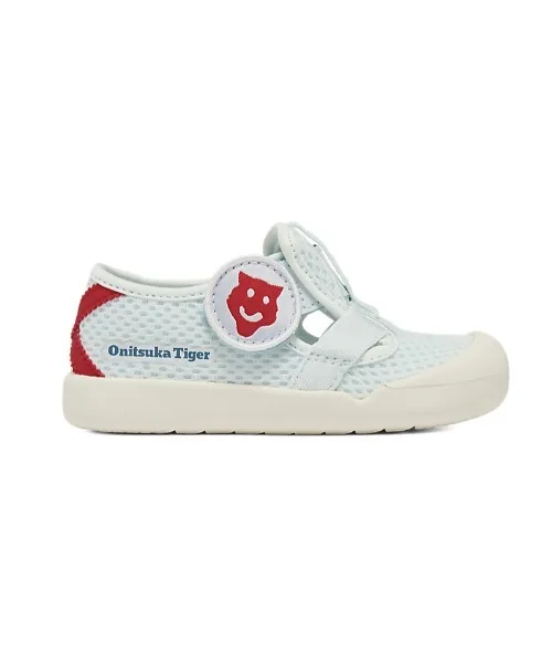 Детские сандалии с защитой носка и тигровой мордой MEXICO 66 KIDS SANDAL Onitsuka Tiger голубые