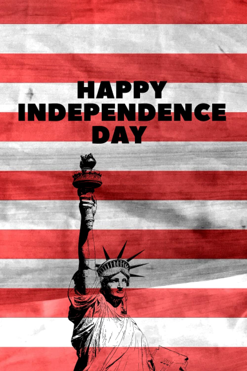 

Happy Independence Day, 4th of July Notebook for independence day gift: 6 x 9 inches 21.59 x 27.94 cm 120 pages drawing notebook pattern designe in matte cover (Independently published)