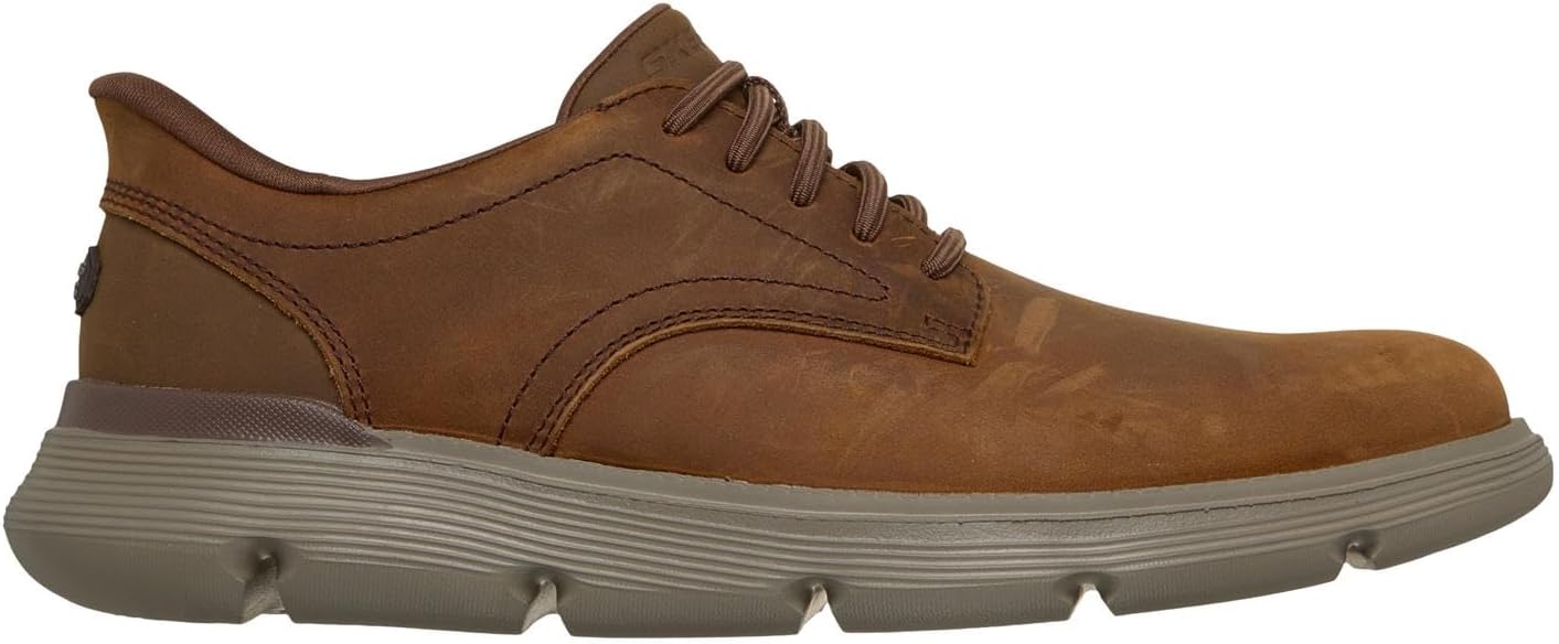 Мужские кроссовки Skechers Garza - Clive, темно-коричневый — фото 4