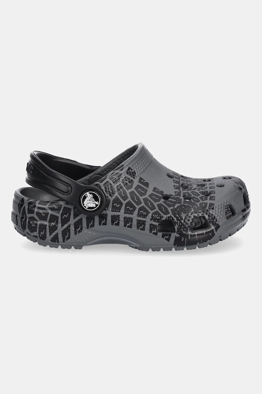 Классические кроксы CLASSIC TIRE PRINT T с рисунком протектора Crocs, серый — фото 2