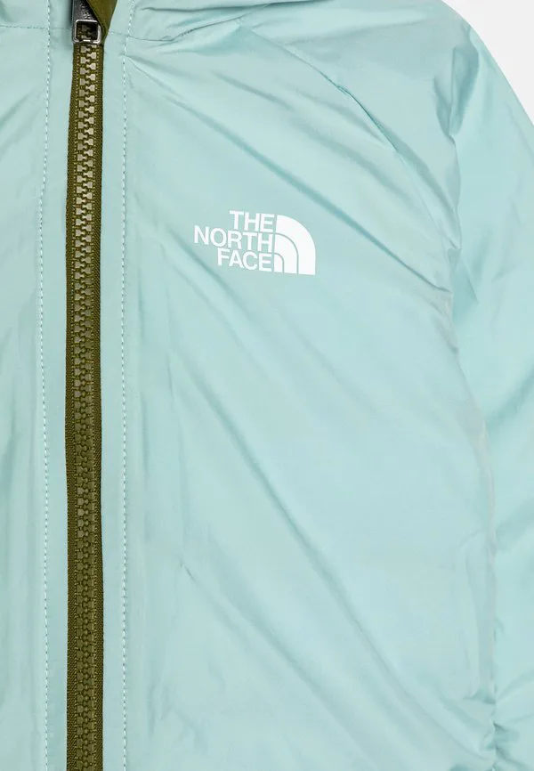 Детская двусторонняя зимняя куртка унисекс с капюшоном perrito The North Face, Forest Olive — фото 4