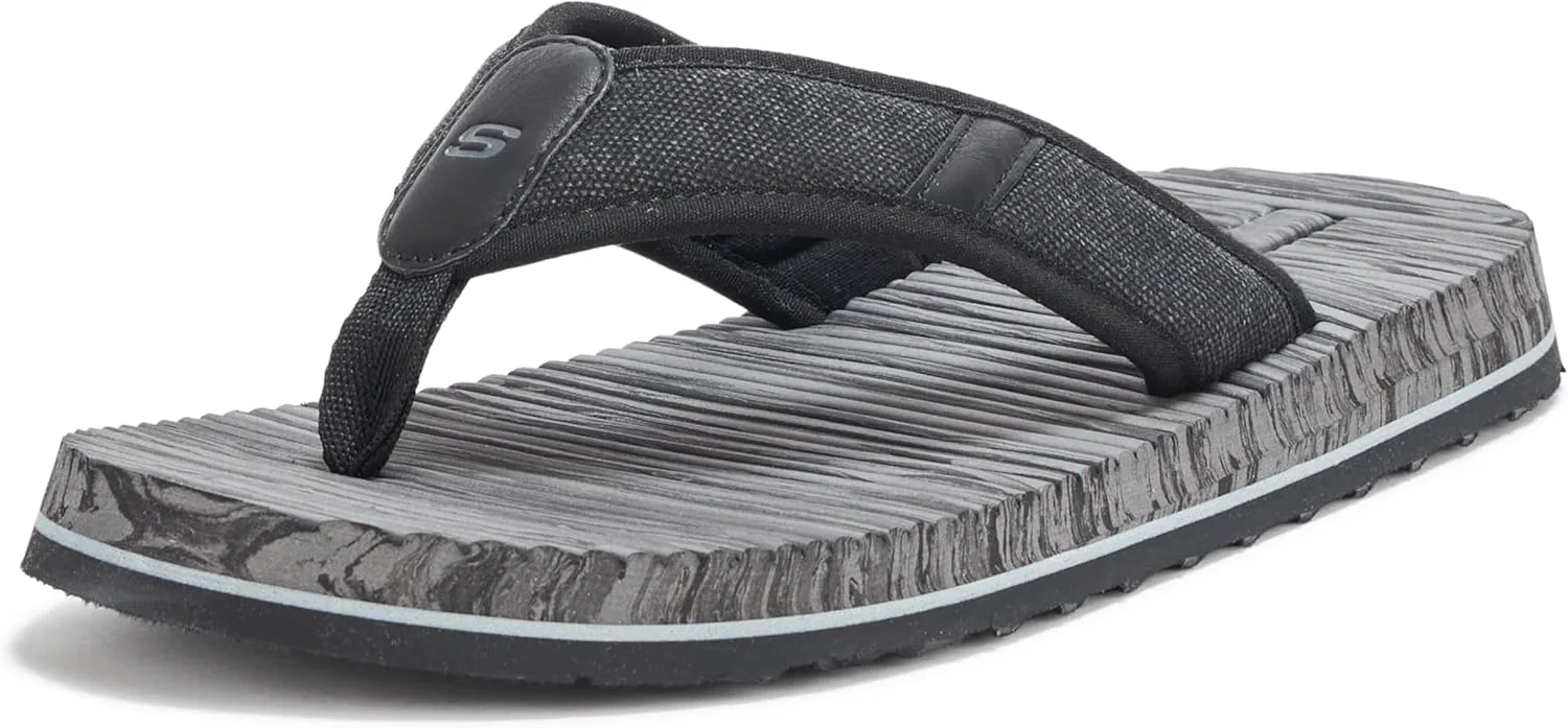 Шлепанцы Skechers mens Tantric - Rafe, черный
