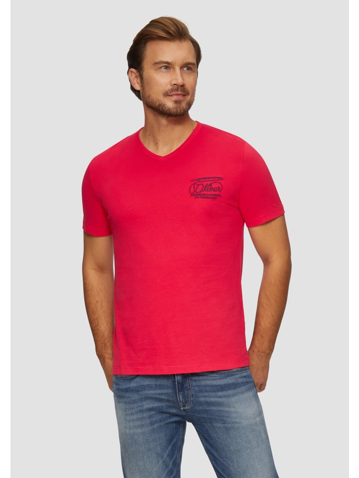 

Футболка s.Oliver T-Shirt kurzarm, красный