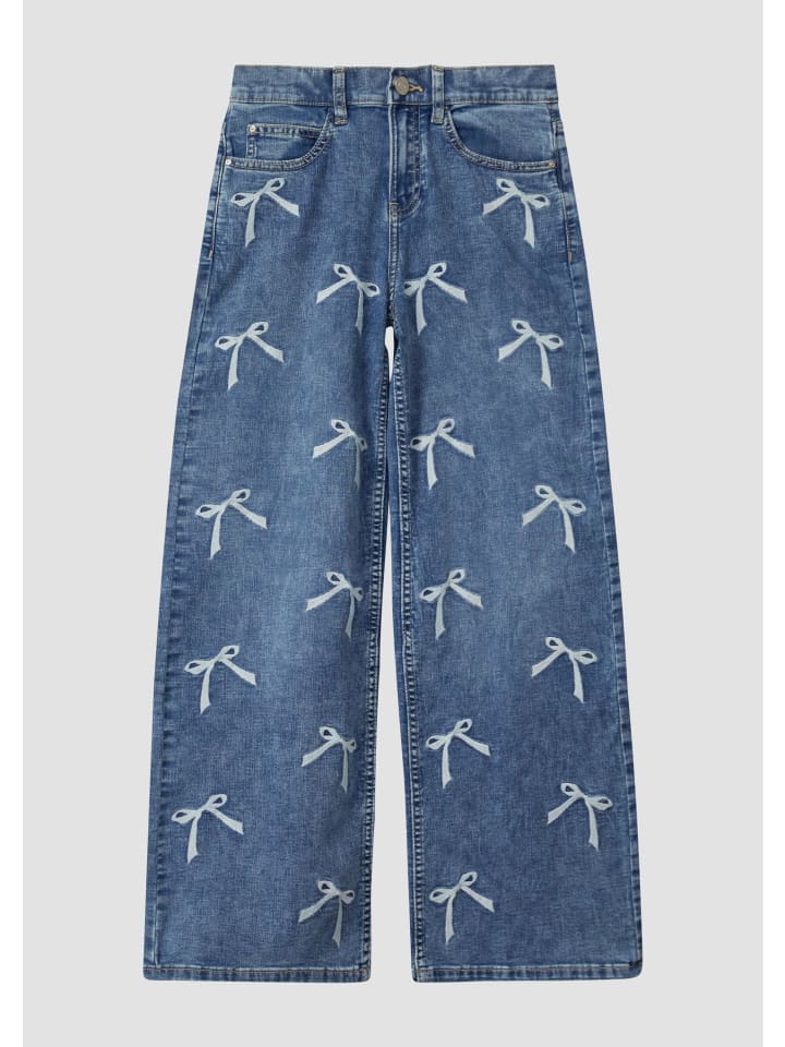 

s.Oliver Джинсовые брюки с широкими штанинами, цвет 56Z2_синий