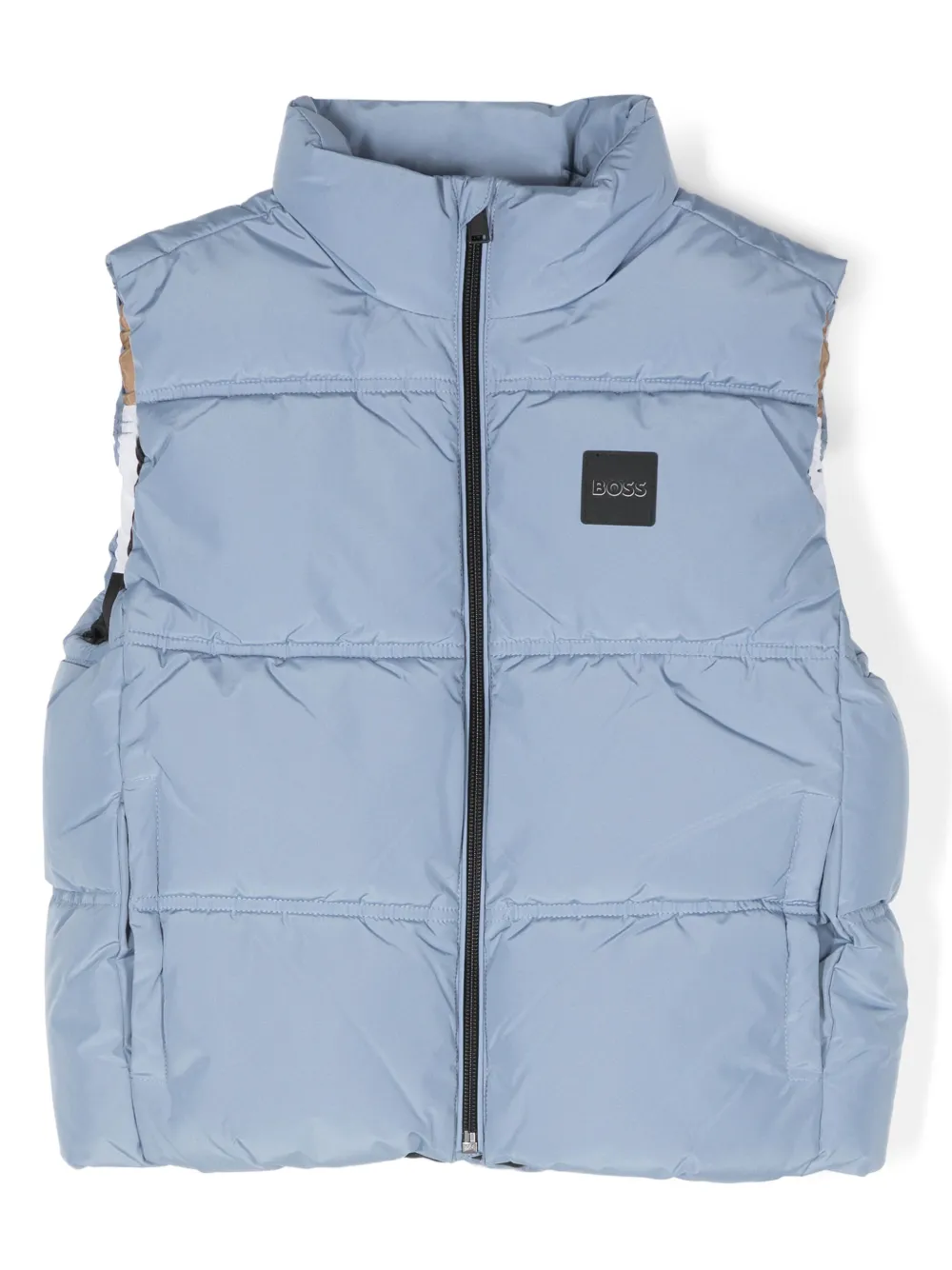 

Жилет с логотипом BOSS Kidswear, синий